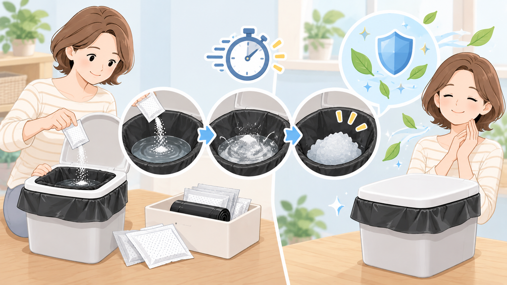 比較で見るべきポイントは凝固剤の消臭力と固まる速さ